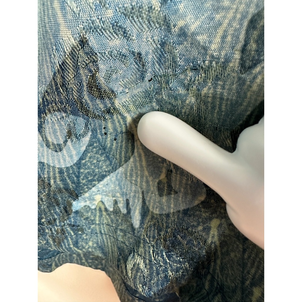 Kusnadi NY Floral Jacquard Kimono Open Cardigan One Size OS Hippie Artsy *Flawed - Picture 12 of 16